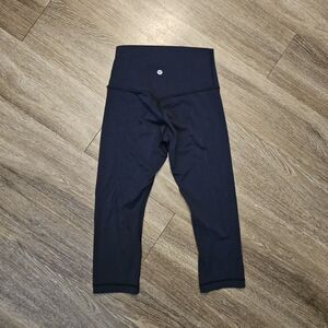 Lululemon Dark Blue Capri Leggings Size 4